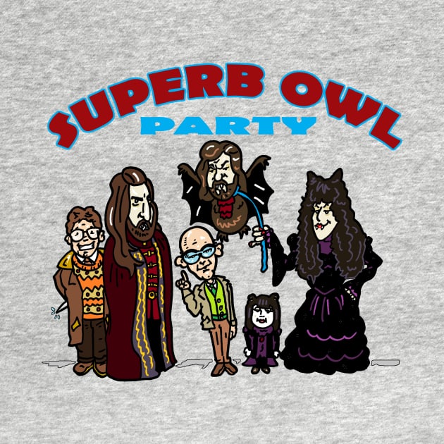 The Superb Owl Party by beetoons